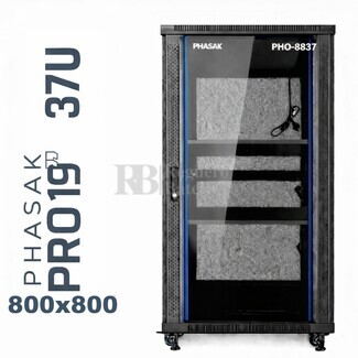 Armario Rack 37U 800x800 | Phasak Pro PHO-8837 19 In